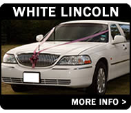 White Lincoln Town Car